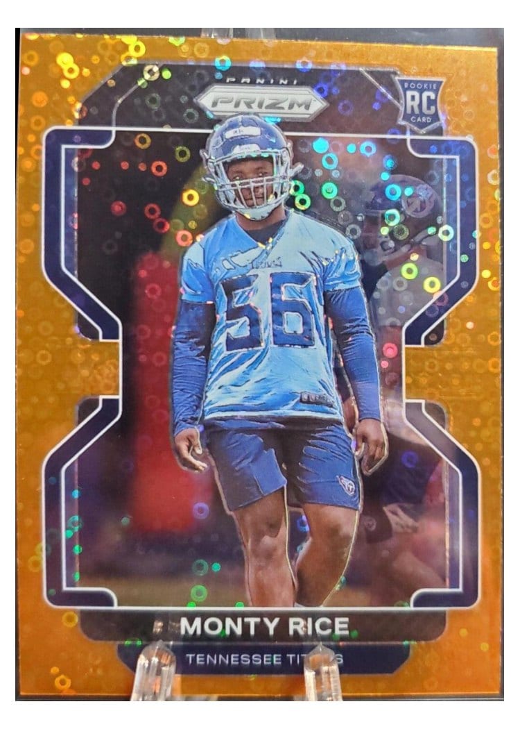 2021 Panini Prizm Base Set Monty Rice #420 card