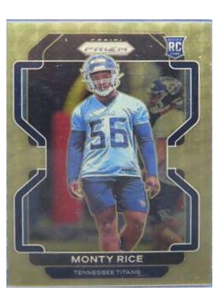 2021 Panini Prizm Base Set Monty Rice #420 card
