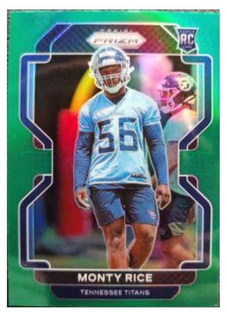 2021 Panini Prizm Base Set Monty Rice #420 card