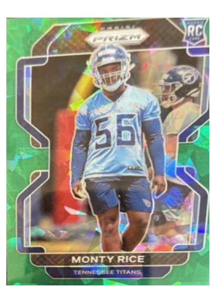 2021 Panini Prizm Base Set Monty Rice #420 card