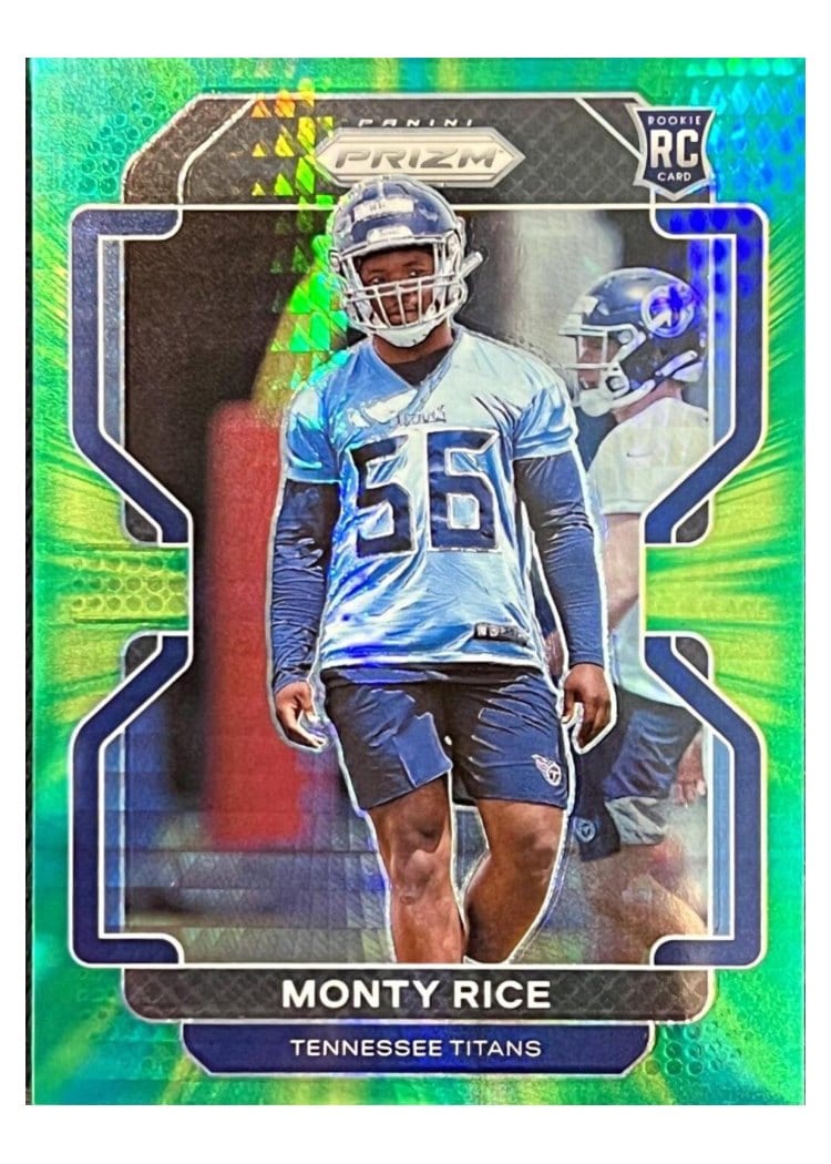 2021 Panini Prizm Base Set Monty Rice #420 card