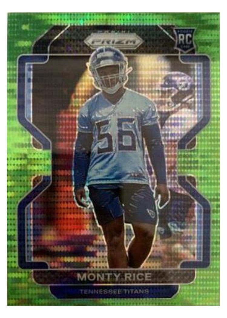 2021 Panini Prizm Base Set Monty Rice #420 card