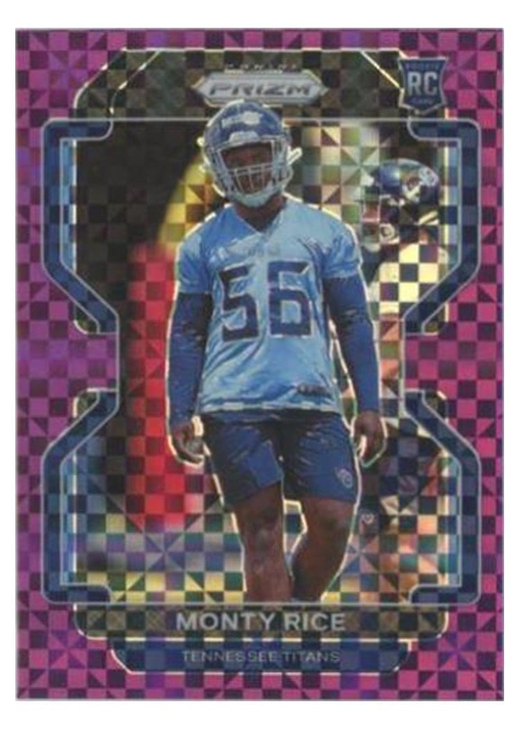 2021 Panini Prizm Base Set Monty Rice #420 card