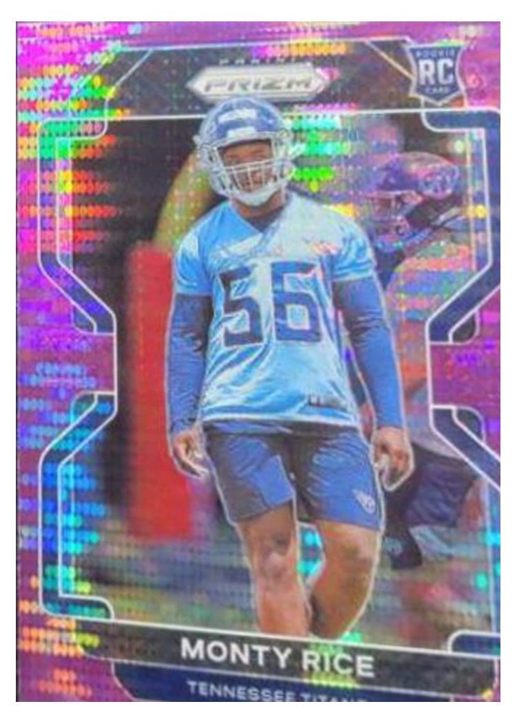 2021 Panini Prizm Base Set Monty Rice #420 card