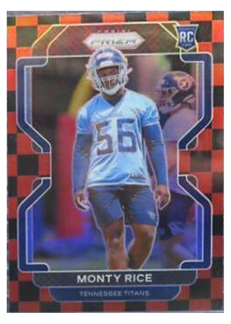 2021 Panini Prizm Base Set Monty Rice #420 card