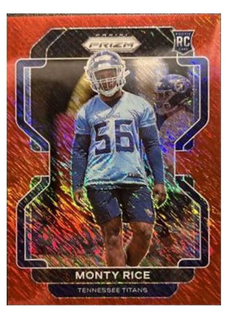 2021 Panini Prizm Base Set Monty Rice #420 card
