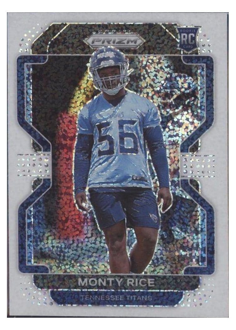 2021 Panini Prizm Base Set Monty Rice #420 card