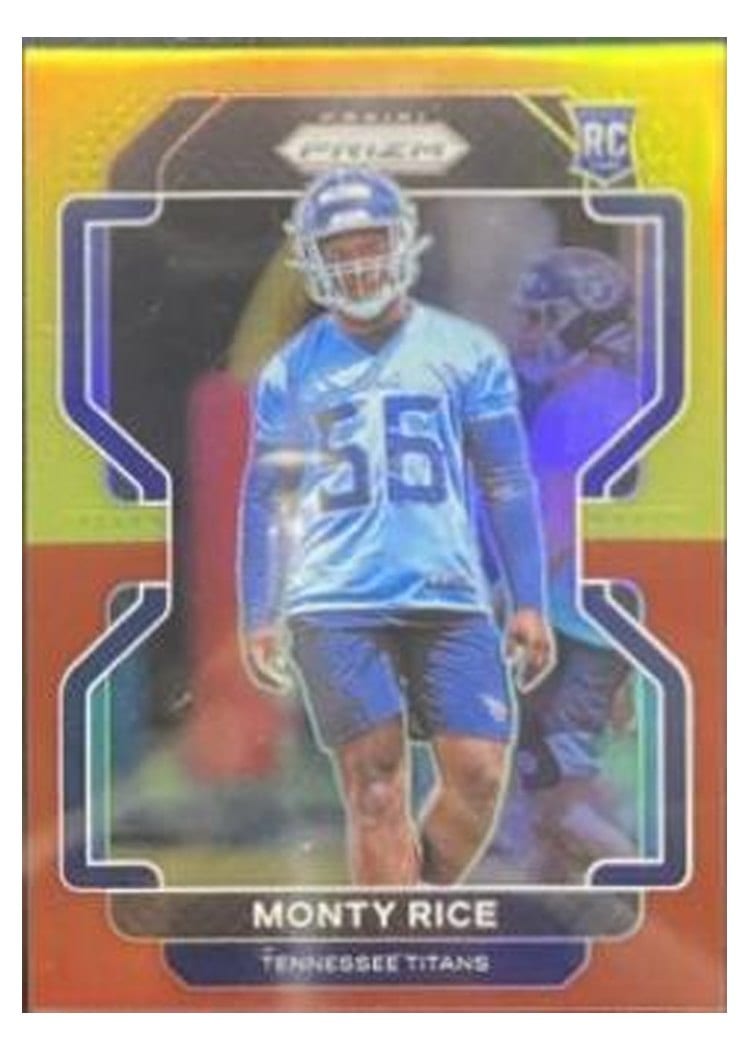2021 Panini Prizm Base Set Monty Rice #420 card