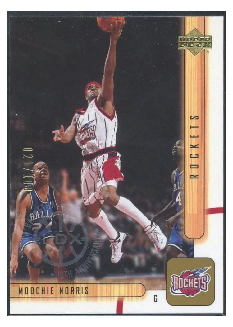 2001 Upper Deck moochie norris #59 card