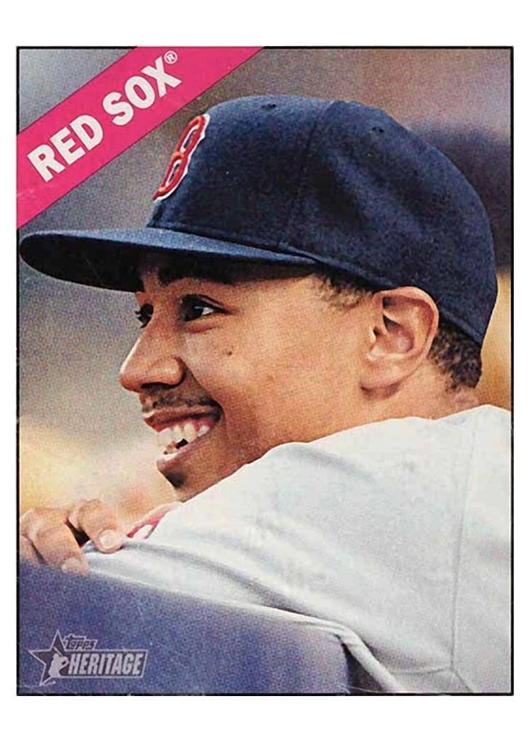 2015 Topps Heritage Base Set Mookie Betts #45 card