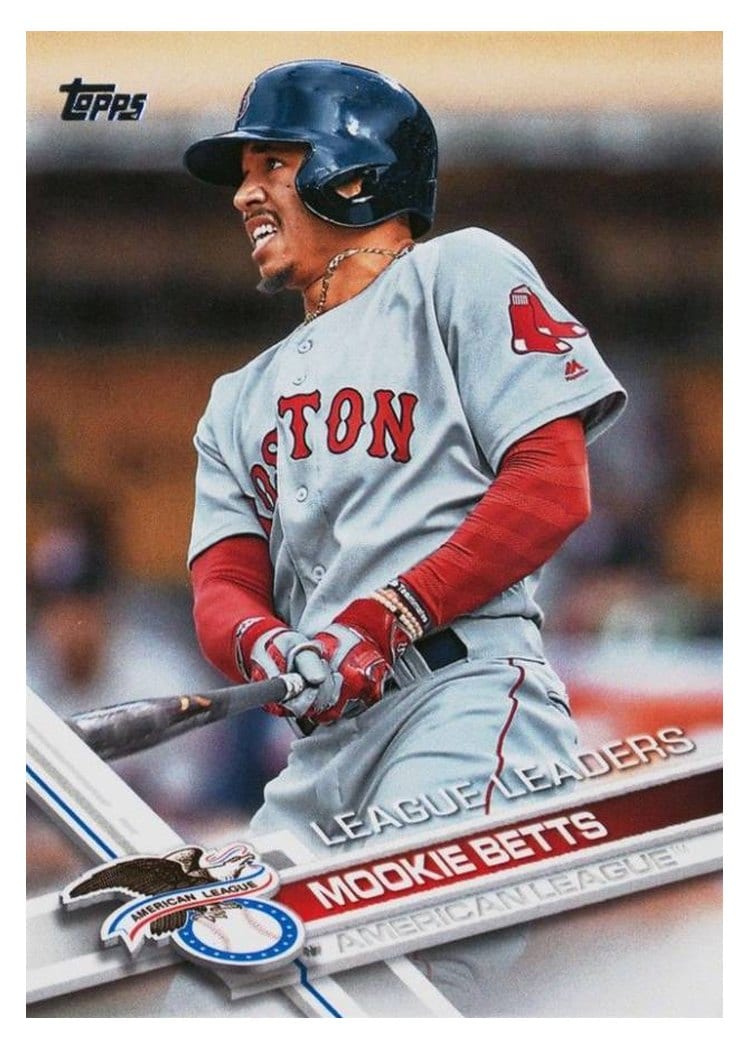 2017 Topps Base Set Mookie Betts #242 card