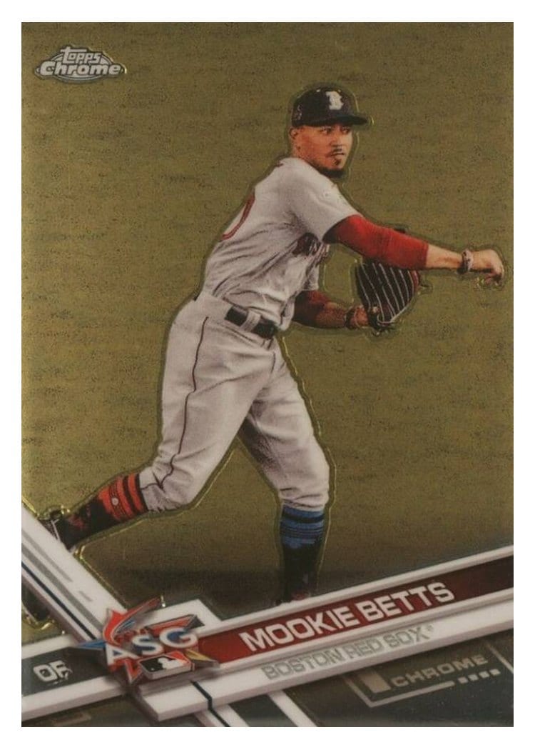 2017 Topps Chrome Update Base Set Mookie Betts #HMT26 card