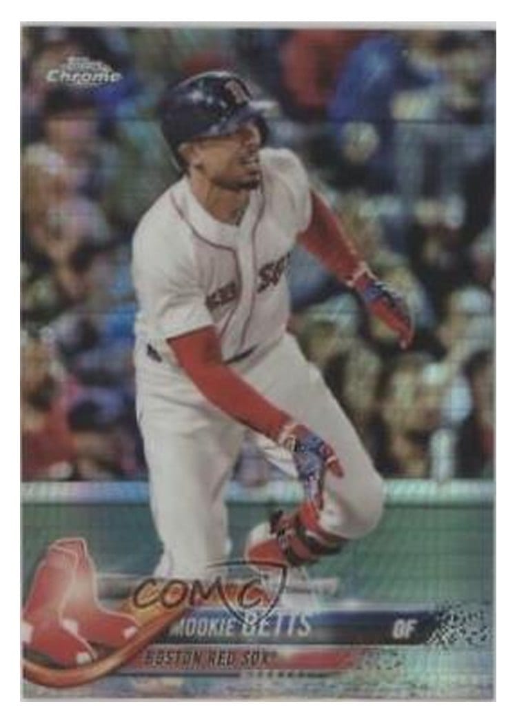 2018 Topps Chrome Base Set Mookie Betts #183 card