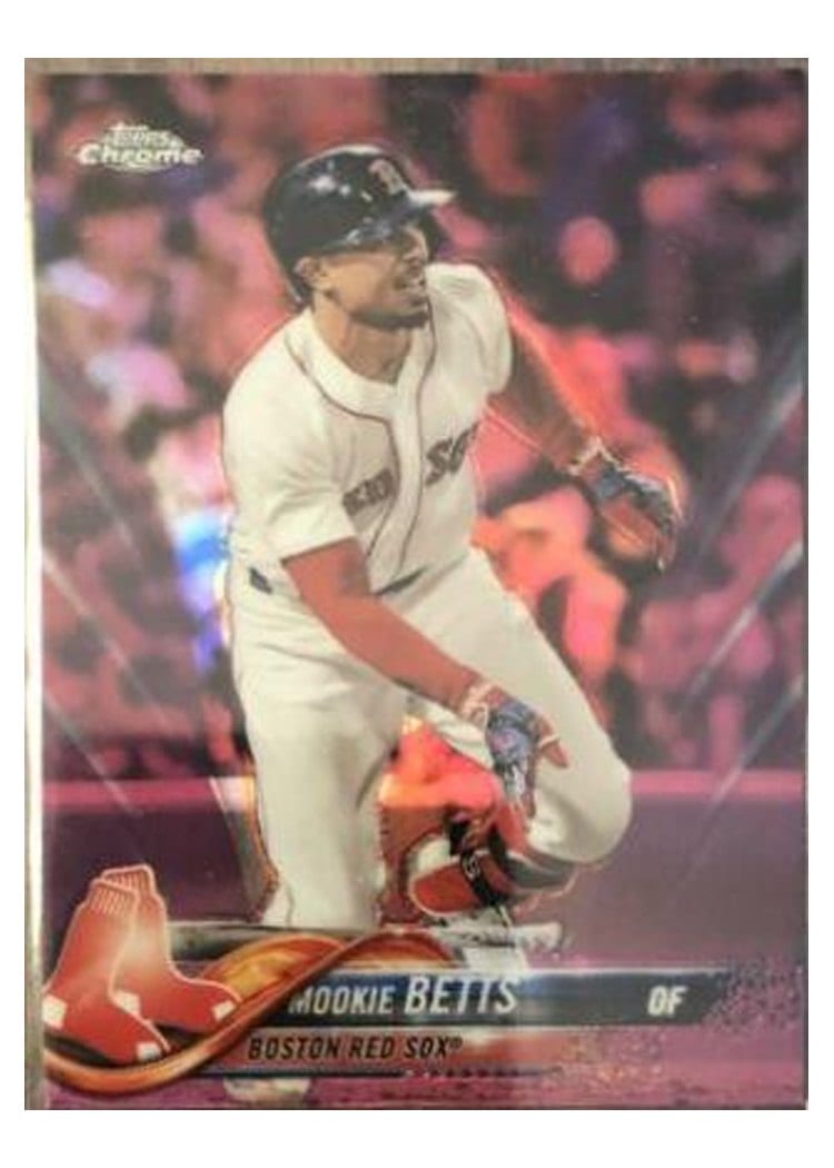 2018 Topps Chrome Base Set Mookie Betts #183 card