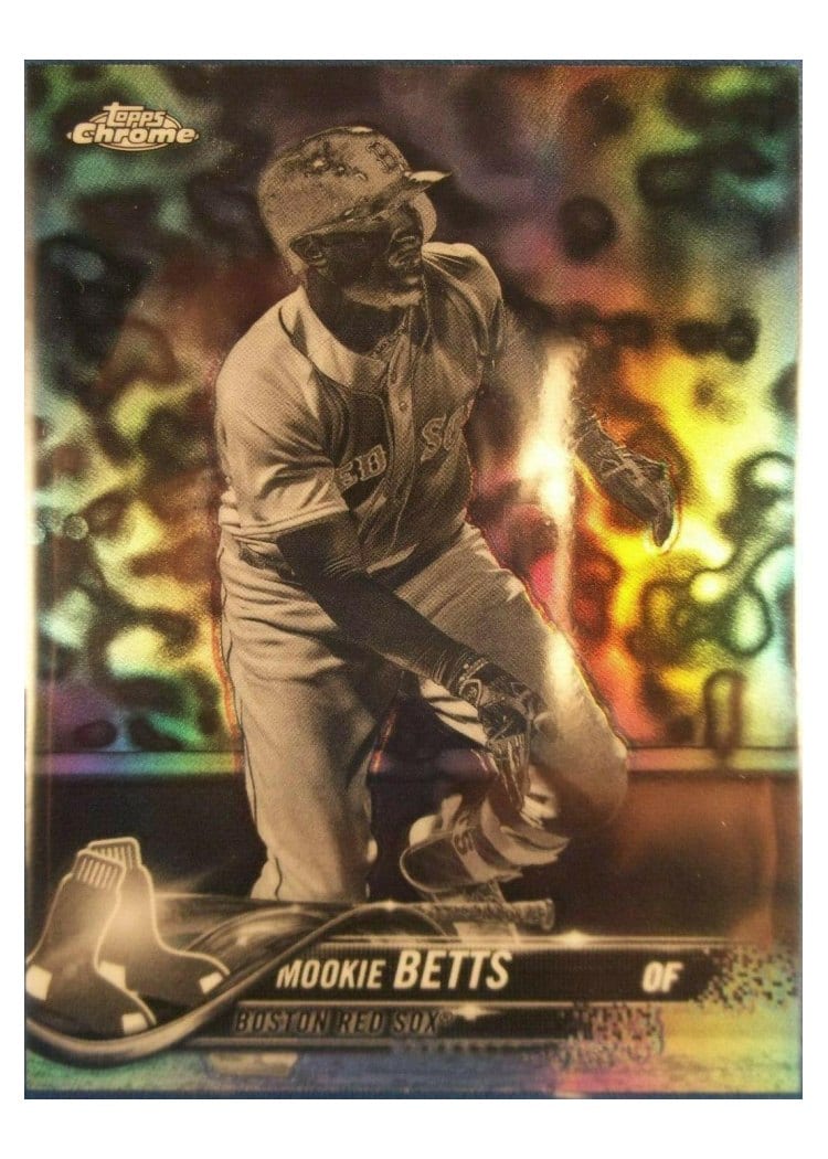 2018 Topps Chrome Base Set Mookie Betts #183 card