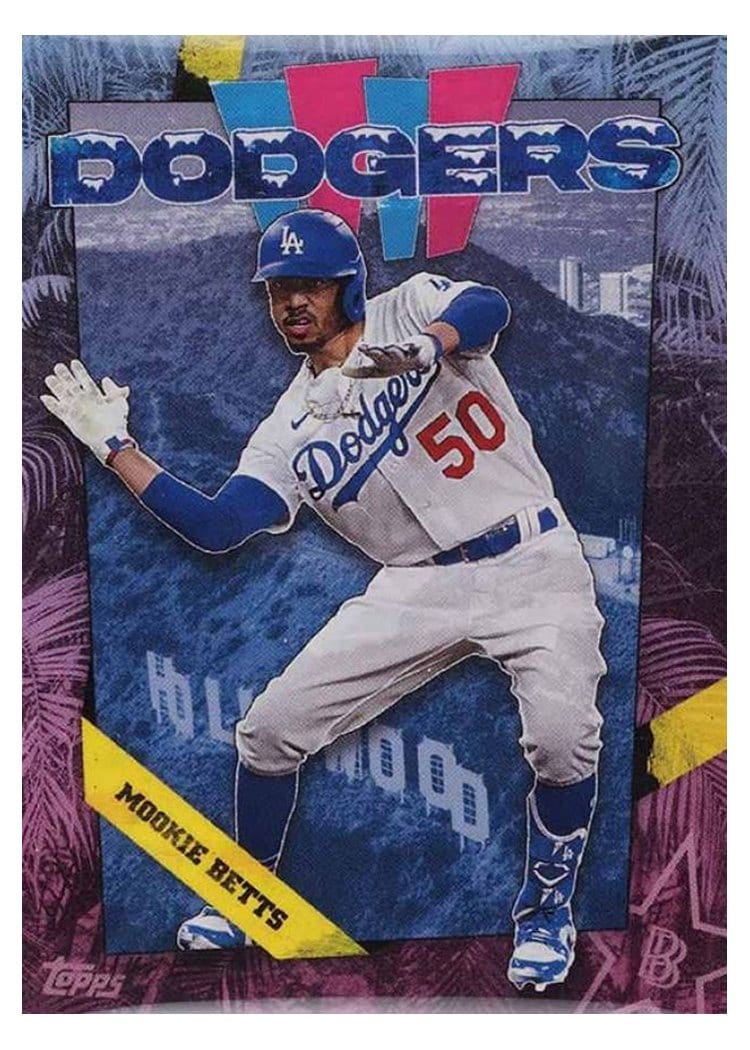2021 Topps Project70 Base Set Mookie Betts #1 card