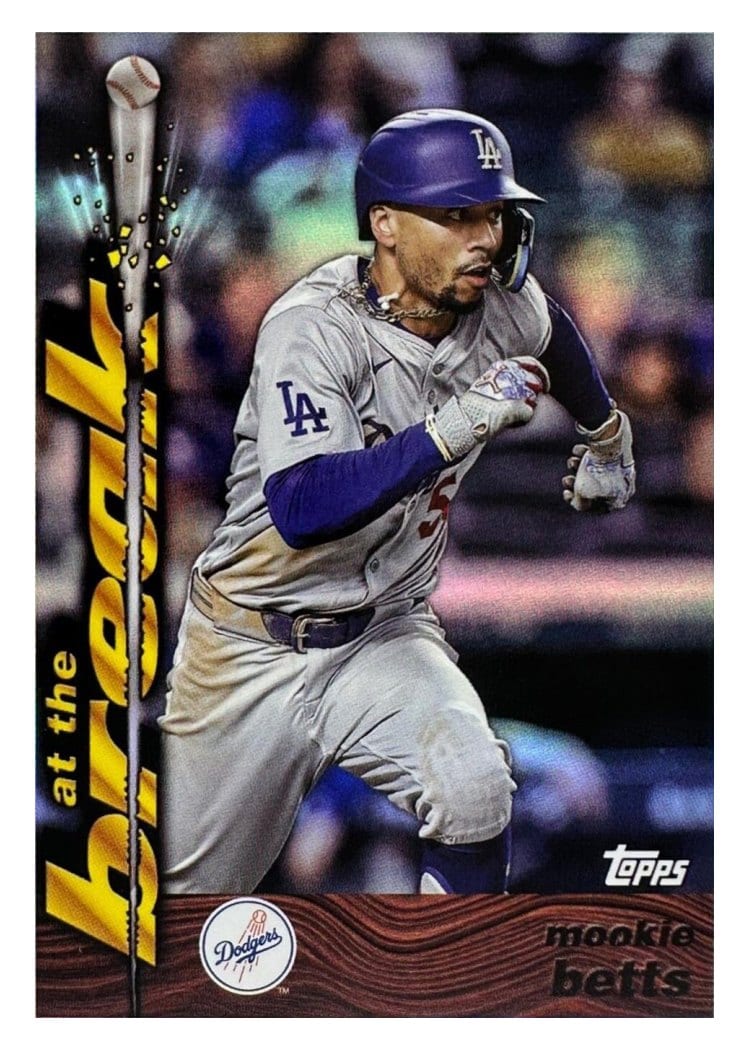 2024 Topps Archives 1995 Topps Traded & Rookies At the Break Mookie Betts #95ATB-5 card