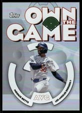 2024 Topps Archives 2006 Topps Baseball Own the Game Mookie Betts #06OTG-15 card