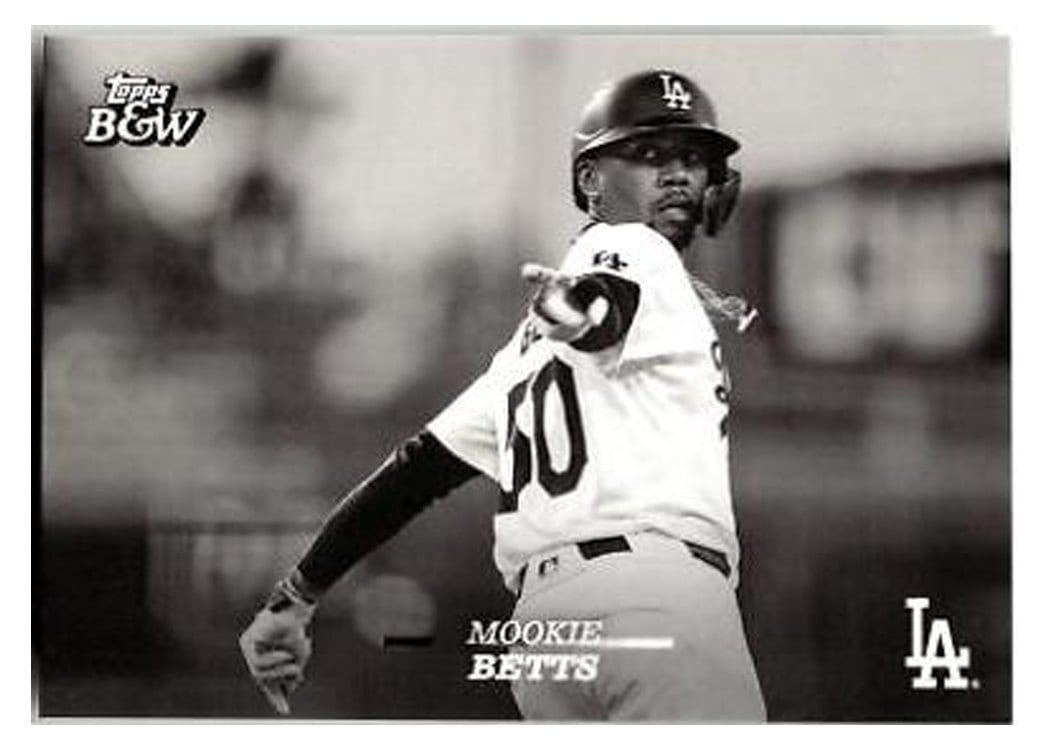 2024 Topps Black & White Base Set Mookie Betts #11 card