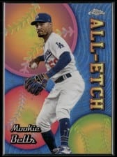 2024 Topps Chrome Logofractor Edition Chrome All-Etch Mookie Betts #CAEL-7 card