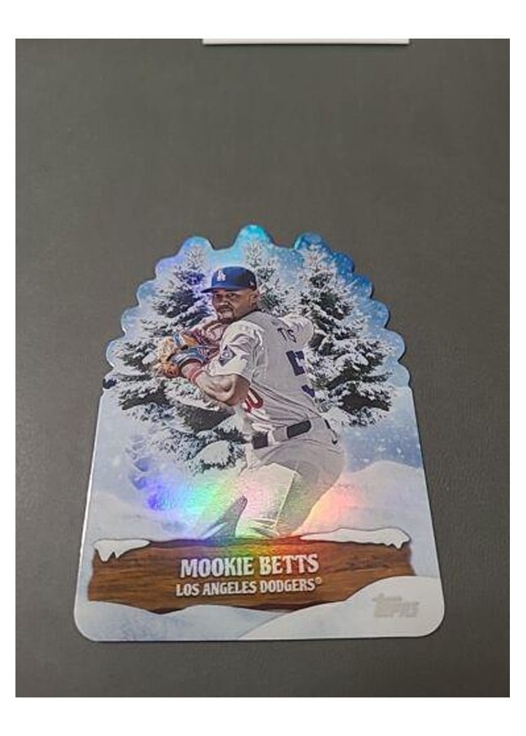 2024 Topps Holiday Evergreen Die Cuts Mookie Betts #EG-17 card