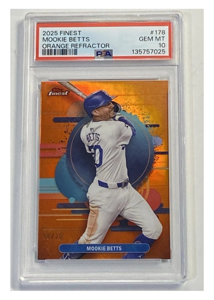 2025 Finest Base Set Mookie Betts #178 card