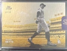 2025 Topps Black & White Golden Hour Mookie Betts #GH-08 card