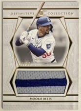 2025 Topps Definitive Collection Jumbo Relic Collection Mookie Betts #DJRC-MB