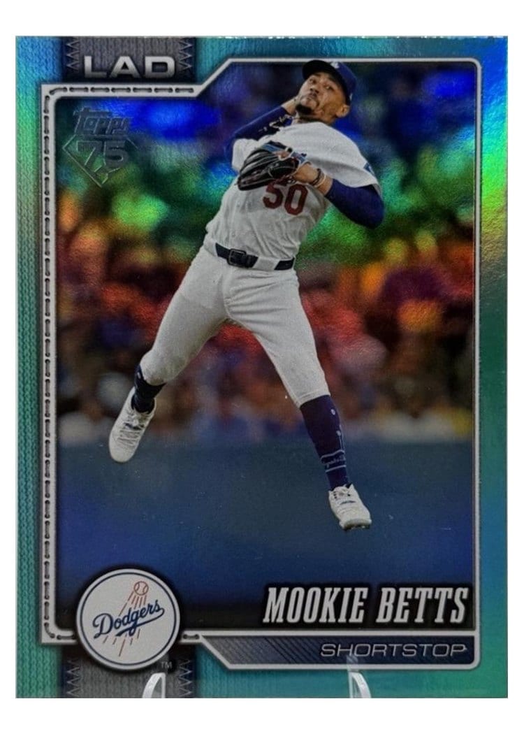 2026 Topps Mookie Betts Aqua Rainbow #41 card