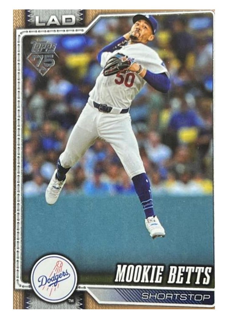 2026 Topps Mookie Betts #41 card