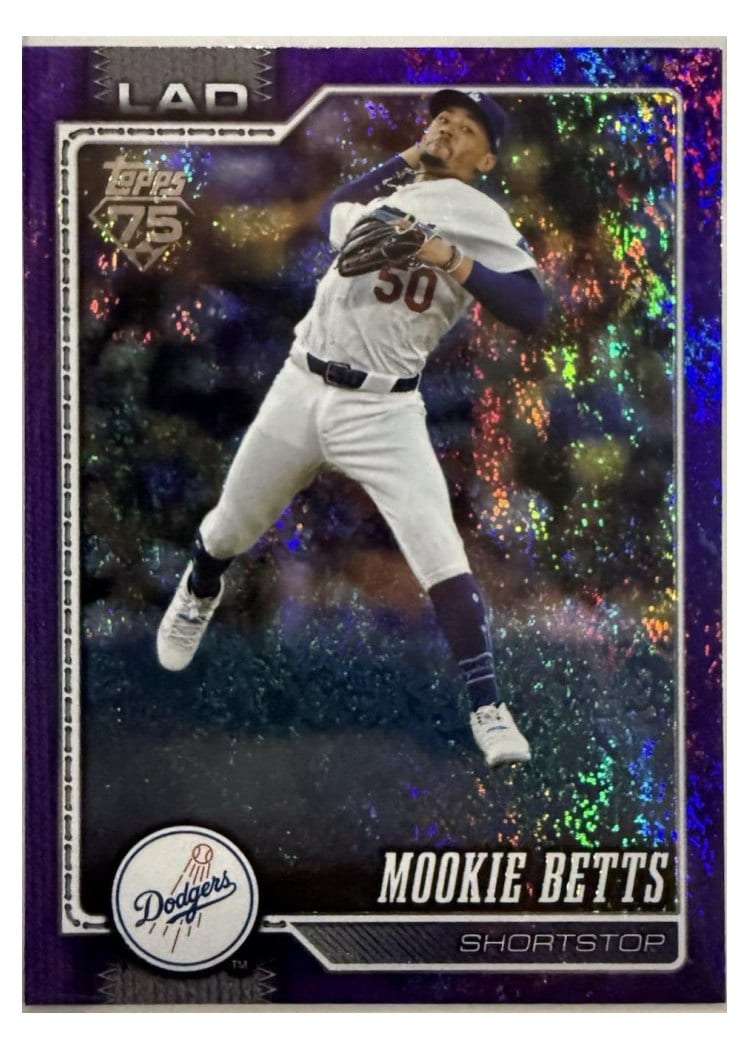 2026 Topps Mookie Betts Purple Holo #41 card