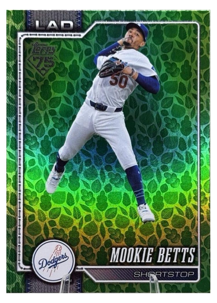 2026 Topps Mookie Betts Green Holo #41 card