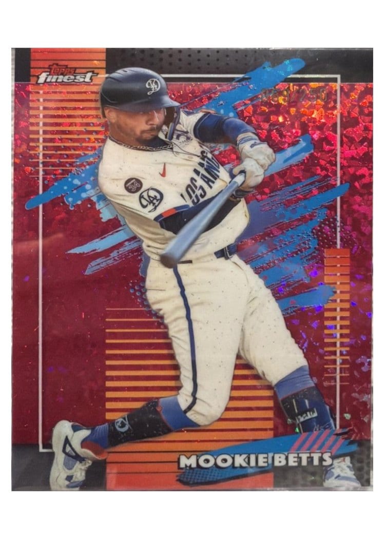 2026 Topps Finest Mookie Betts #129 card