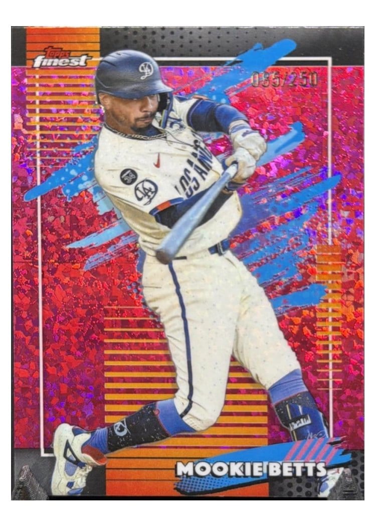 2026 Topps Finest Mookie Betts #129 card