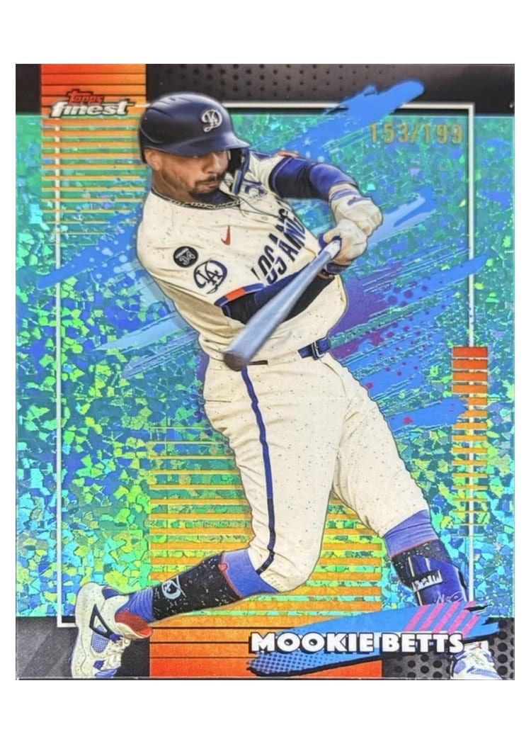 2026 Topps Finest Mookie Betts #129 card
