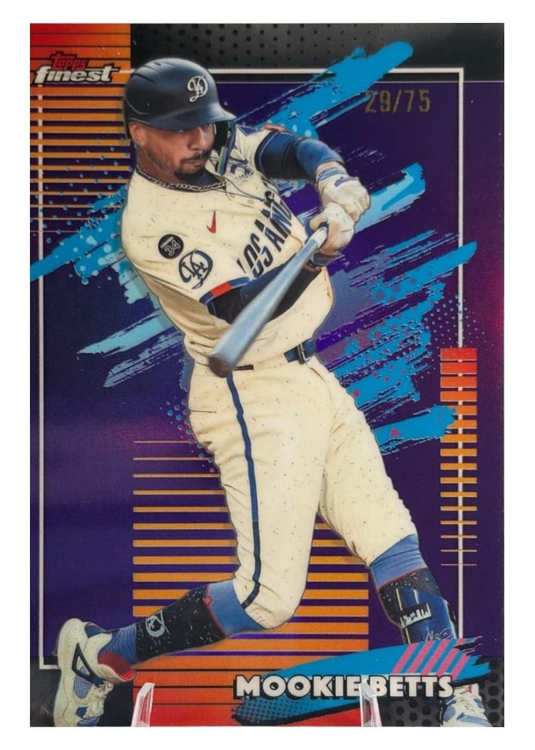 2026 Topps Finest Mookie Betts #129 card