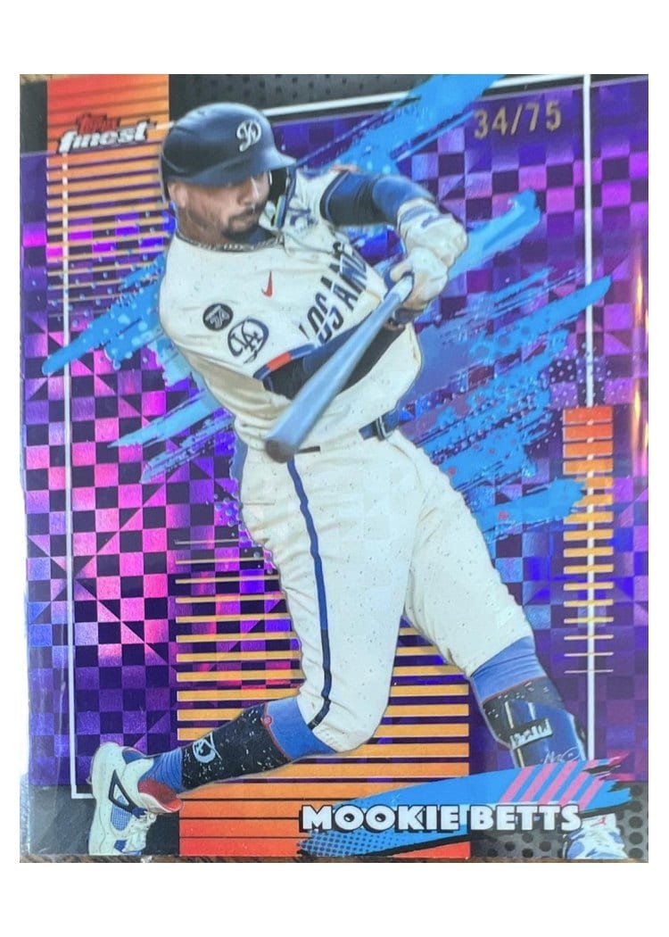 2026 Topps Finest Mookie Betts #129 card