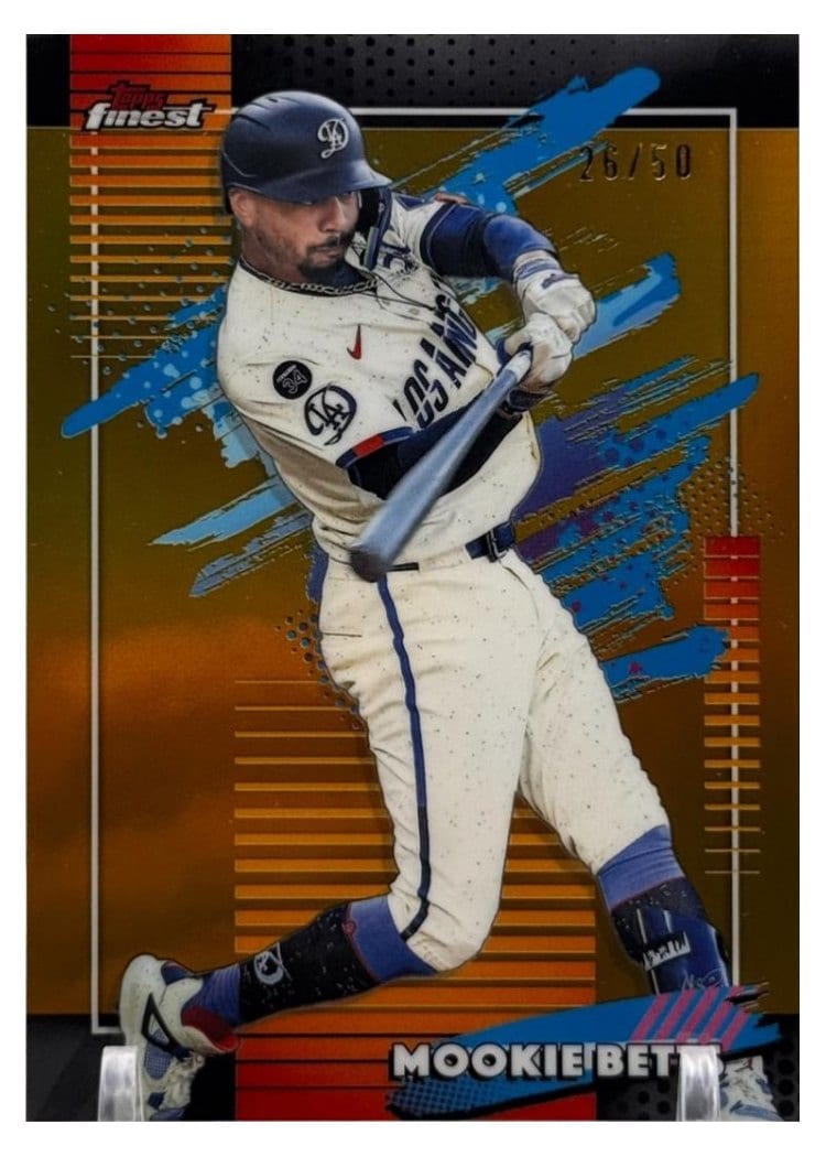 2026 Topps Finest Mookie Betts #129 card