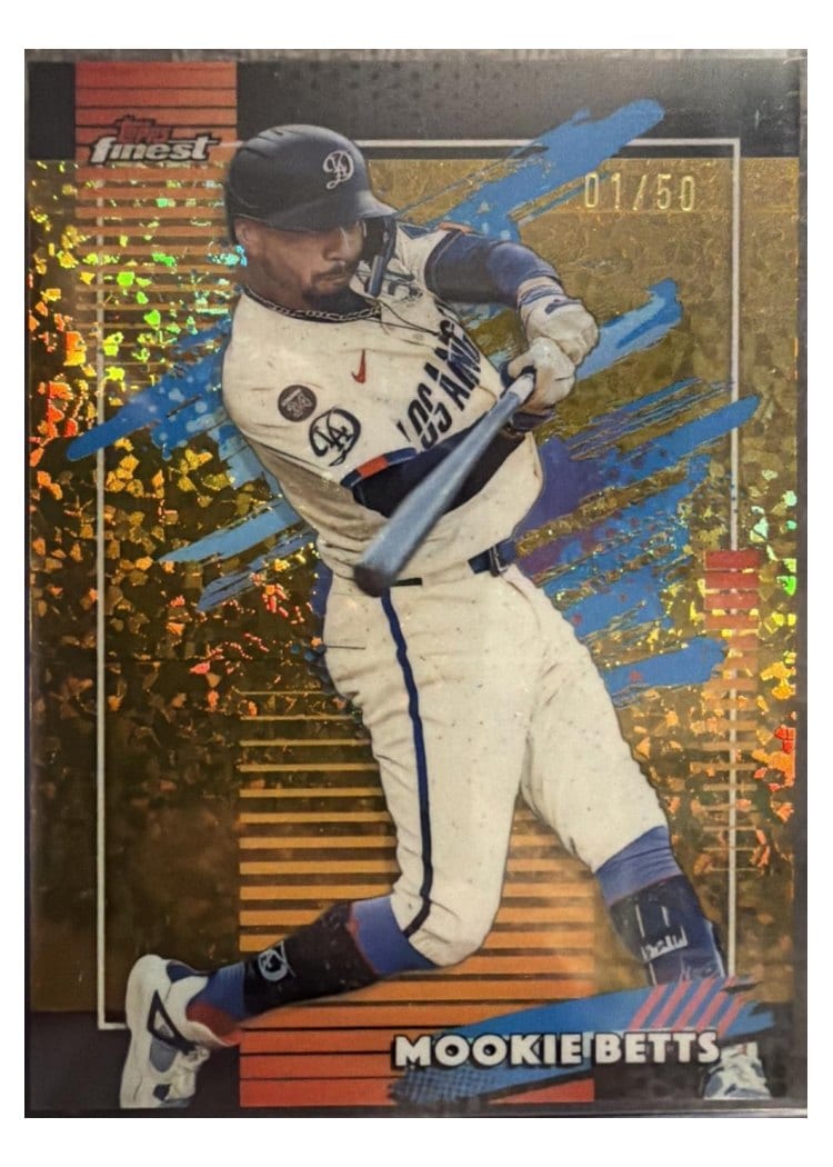 2026 Topps Finest Mookie Betts #129 card