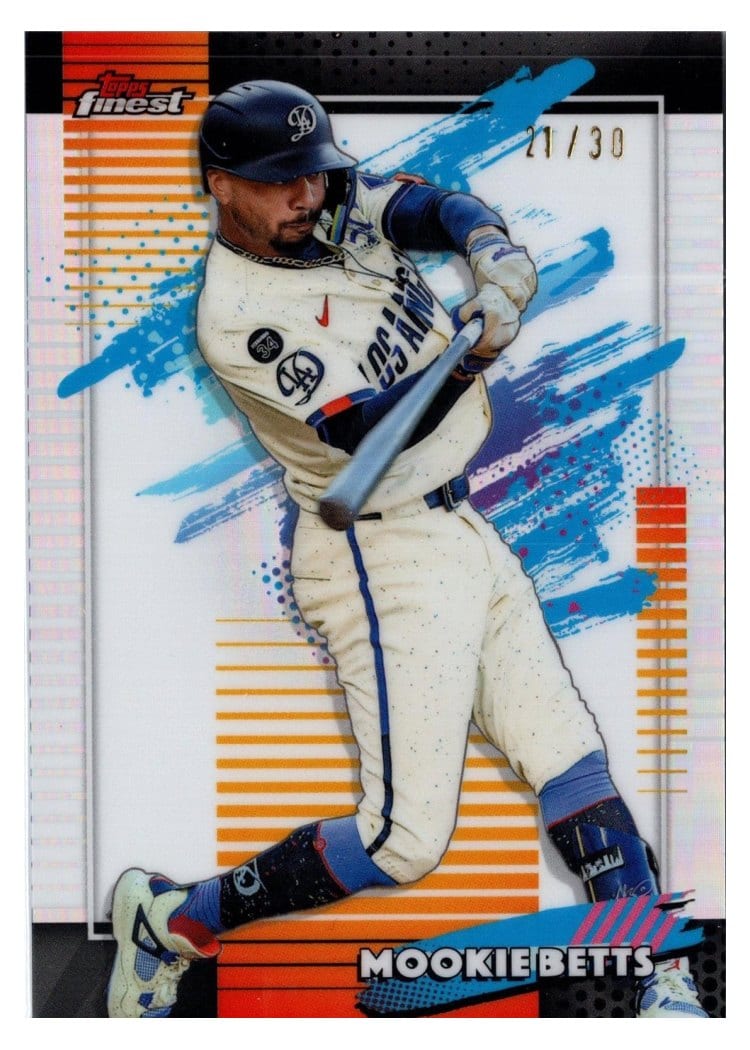 2026 Topps Finest Mookie Betts #129 card