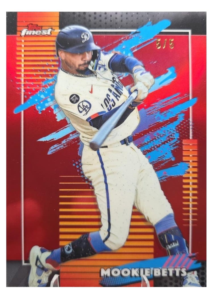2026 Topps Finest Mookie Betts #129 card