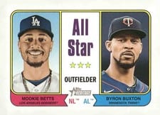 2023 Topps Heritage Mookie Betts, Byron Buxton #338