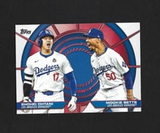 2025 Topps Dynamic Duo Mookie Betts / Shohei Ohtani #DD-2 card