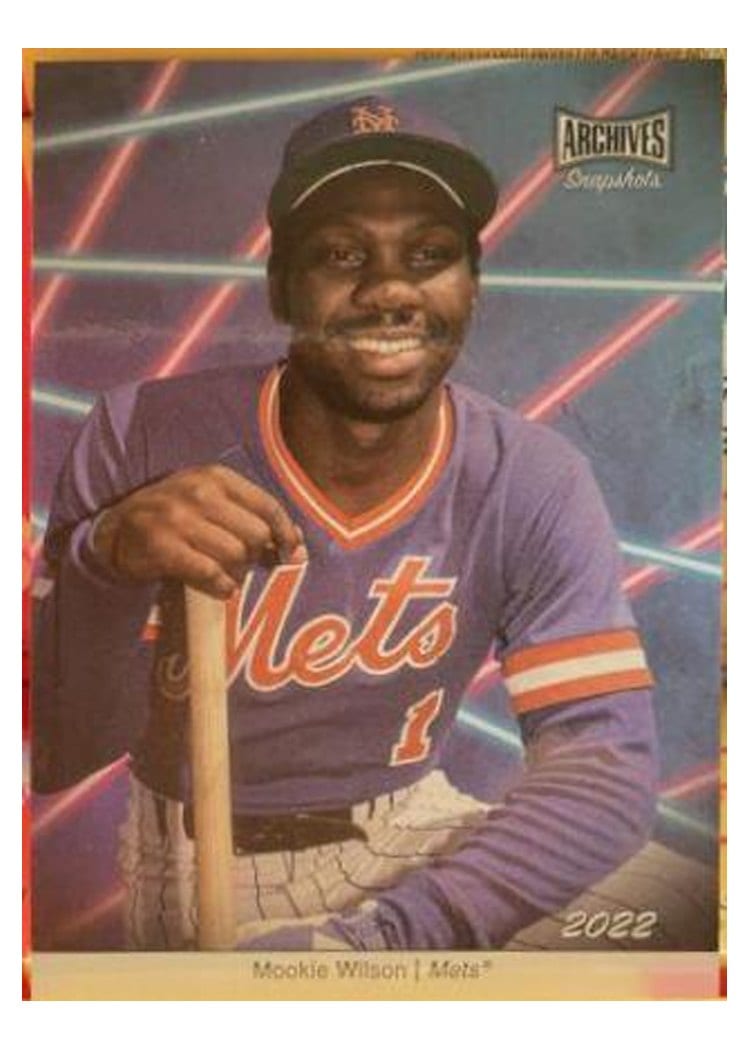 2022 Topps Archives Snapshots Picture Day Mookie Wilson #PD-15 card