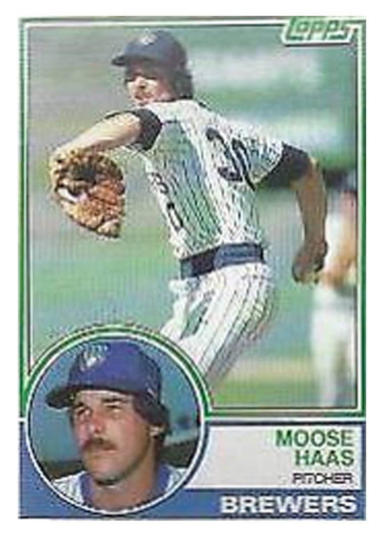 1983 Topps Moose Haas #503 card