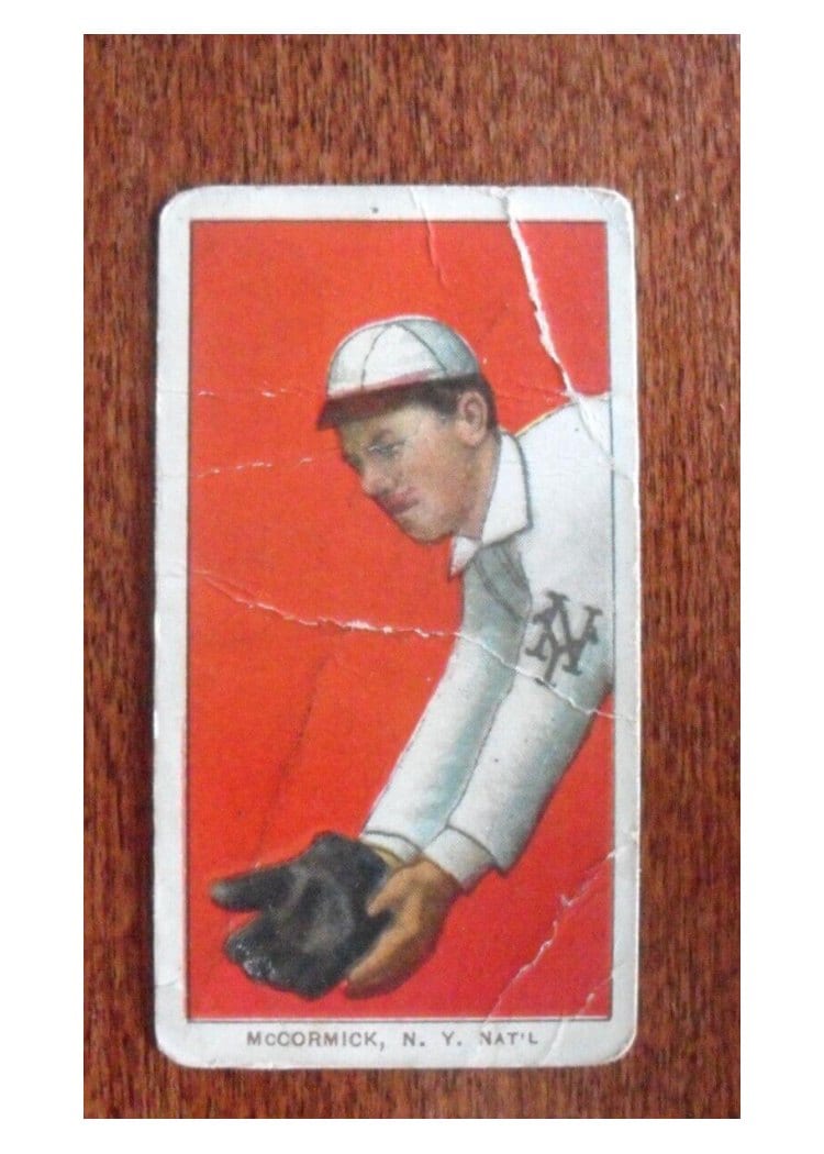 1909 T206 Cycle 350 Moose Mccormick card