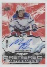 2021-22 Upper Deck Ice Ice Premieres Autograph Morgan Barron #IPA-BA card