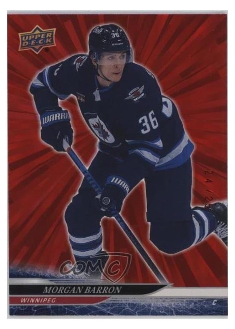 2024-25 Upper Deck Base Set Morgan Barron #653 card