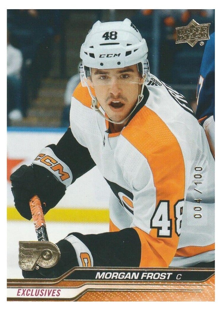 2023-24 Upper Deck Base Set Morgan Frost #132 card