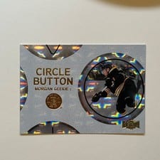 2025-26 SkyBox Metal Universe Circle Button Morgan Geekie #CB-17